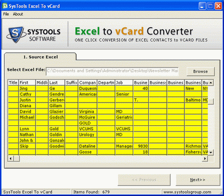 excel to vcard converter online
